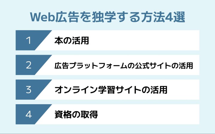 Web広告を独学する方法4選