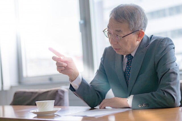 採用試験で好反応を受けているイメージ