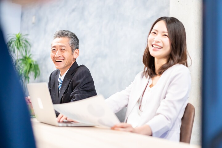 会議中の写真