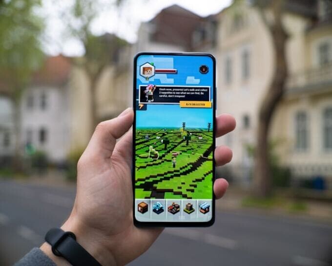 iPhoneでマイクラをする人